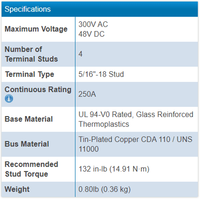 Technical specifications table listing voltage, amperage, torque and material ratings for BS-2127B