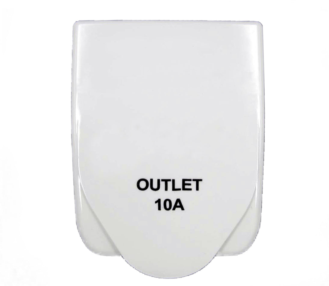 Transco 15A White Caravan Power Outlet