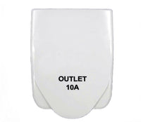 Transco 10A White Caravan Power Outlet