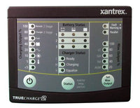 Front view of TRUEcharge2 remote panel with LED status indicators and function buttons