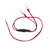 Power cable for VE.Bus Smart Dongle with ring terminals and inline fuse