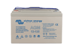 Front view of Victron 12V 125Ah AGM Super Cycle deep cycle battery