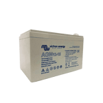Victron 12V 15Ah AGM Super Cycle battery showing Faston terminals and product label