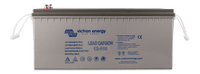 Victron 12V 160Ah lead carbon deep cycle battery with rope carry handles and M8 terminals