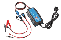 Victron Blue Smart IP65 battery charger with AU/NZ plug, crocodile clips and eyelet connectors