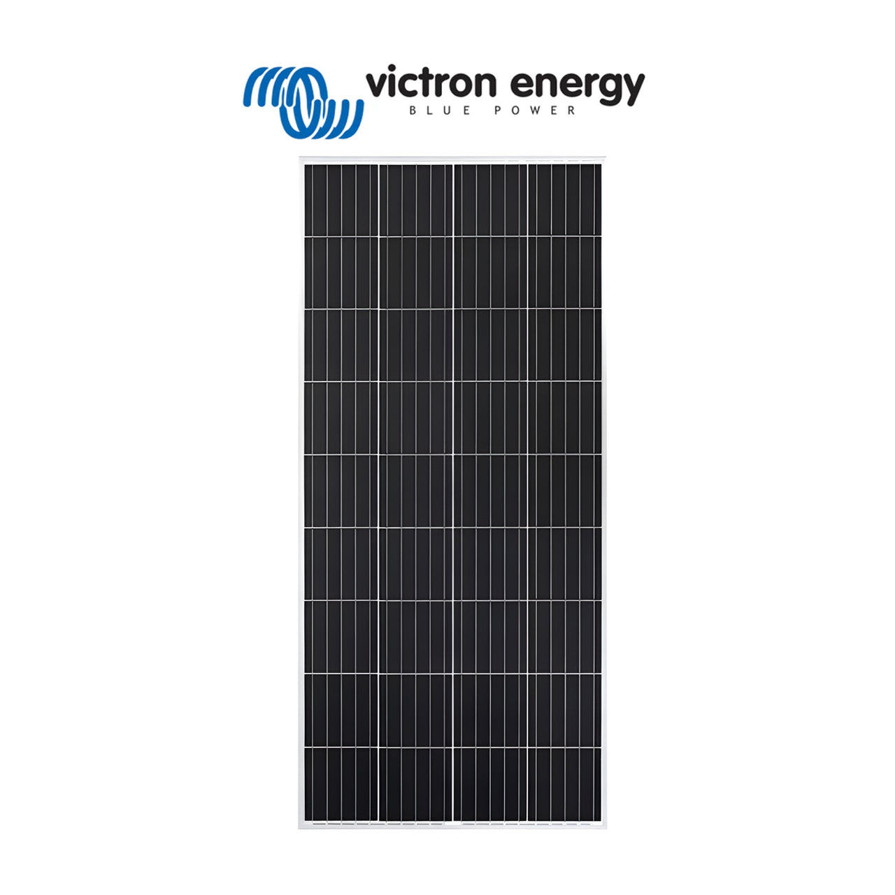 Victron 150W monocrystalline solar panel with rectangular cells and an aluminium frame