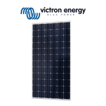 Victron monocrystalline solar panel with dark cells and silver aluminium frame