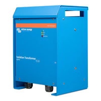 Side perspective of the Victron isolation transformer showing ventilation slots