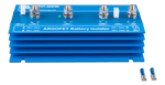 Blue Victron Argo FET 200-3 battery isolator with three outputs and cooling fins