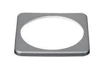 Square grey plastic bezel for mounting the battery monitor gauge