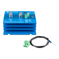 Victron 220A Battery Protect shown with included remote connection terminal and wire