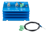 Victron 220A Battery Protect shown with included remote connection terminal and wire