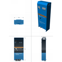 Technical dimensional drawing of Victron EasyPlus showing 517mm height and 214mm width