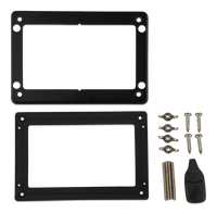 Mounting frame kit and hardware for Victron GX Touch 50 including screws, wing nuts and cable cover