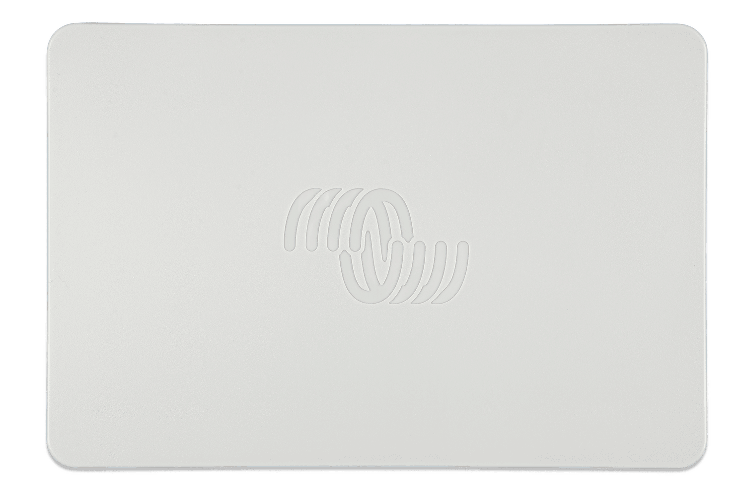 Top-down view of the rectangular GX Touch 70 protection cover with rounded corners