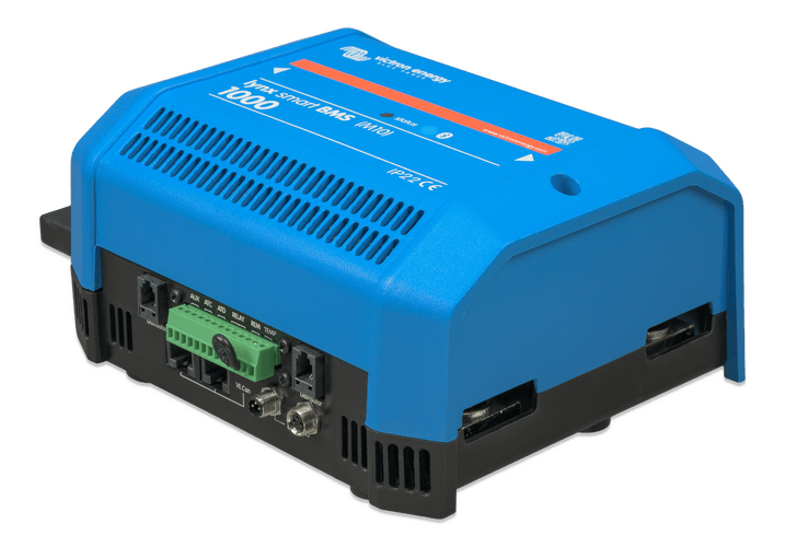 Angled left-side view of Victron Lynx Smart BMS 1000 NextGen