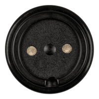 Front face of the magnetic MagCode power port showing dual circular contact points