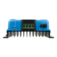 Bottom view focusing on the aluminium heat sink of the solar charge controller