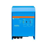 Front view of Victron MultiPlus 12/3000/120 inverter charger with status LEDs and switch