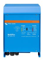 Victron MultiPlus 48/5000/70 inverter charger front panel with status LEDs and three-way power switch