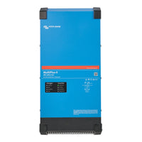 Front view of blue Victron MultiPlus-II 48V 4500W inverter charger