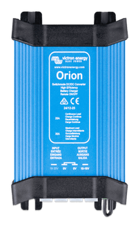 Victron Orion 24V to 12V 25A non-isolated DC-DC converter in blue aluminium housing