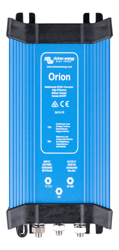 Victron Orion 24V to 12V 70A non-isolated DC-DC converter top view