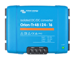 Top-down view of Victron Orion-Tr 48/24-16 isolated DC-DC converter with clear terminal markings