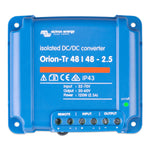 Front view of Victron Orion-Tr 48V to 48V 2.5A isolated DC-DC converter
