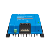 Front view of Victron Orion-Tr isolated converter showing external heat sink fins and connection terminals