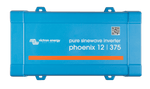 Blue Victron Phoenix 12/375 pure sine wave inverter top view
