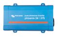 Top view of the blue Victron Phoenix 24/375 pure sine wave inverter housing