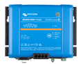 Front view of blue Victron Phoenix Smart 12V 50A battery charger with status LEDs and Bluetooth connectivity