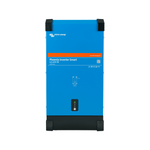 Front view of blue Victron Phoenix Smart Inverter 24/3000 showing status LEDs and branding