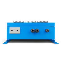 Bottom view of Skylla-IP65 charger showing three cable glands and terminal access