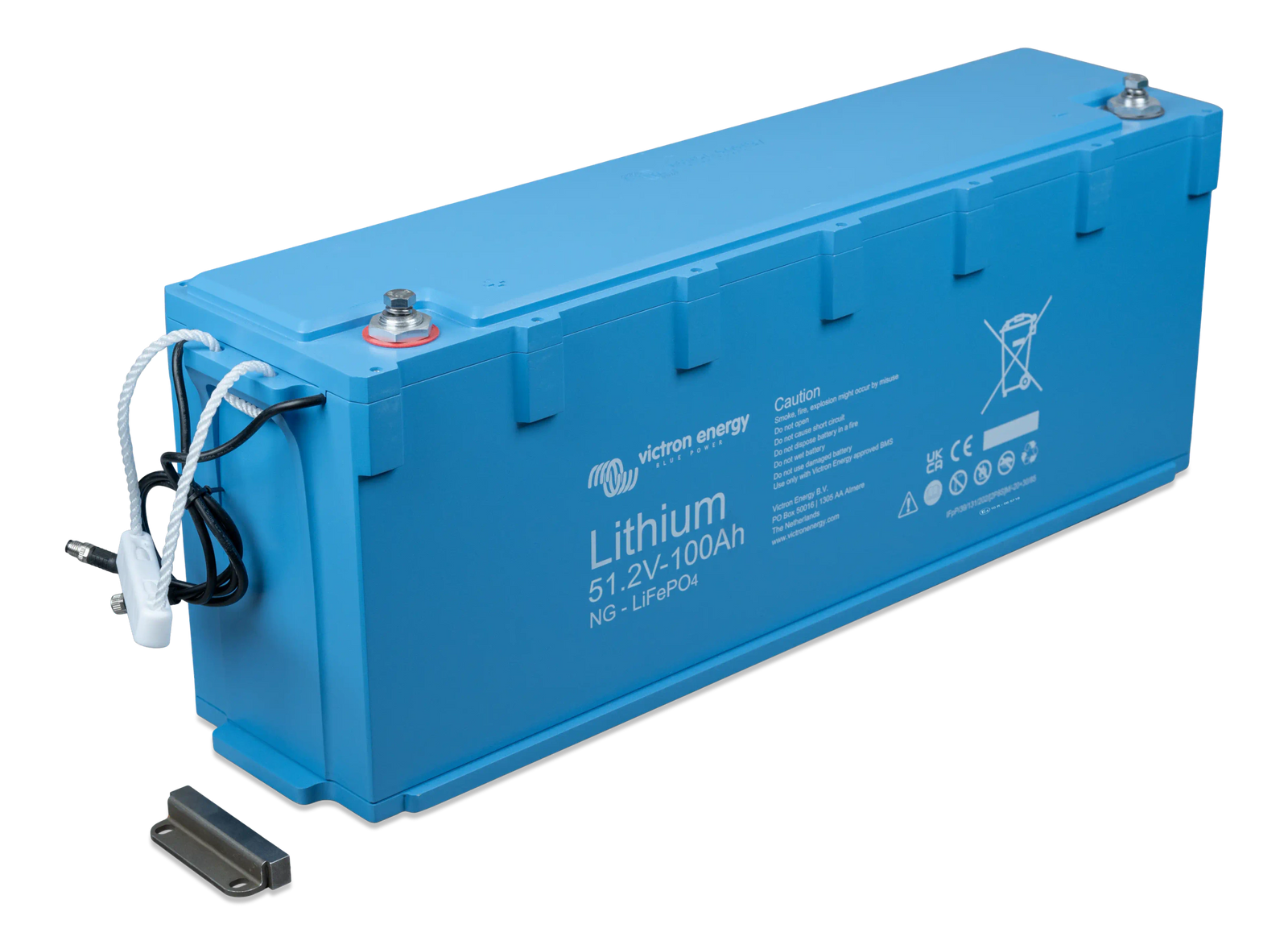 Smart NG lithium battery with an optional steel mounting bracket accessory shown separately