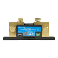 Front view of the SmartShunt 1000A unit showing VE.Direct and auxiliary input terminals