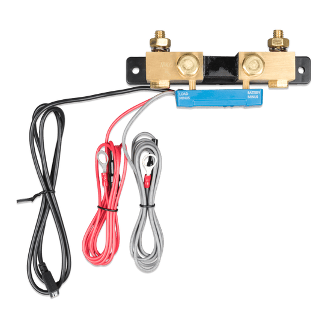 Top-down view of the 1000A SmartShunt showing terminal layout and mounting holes