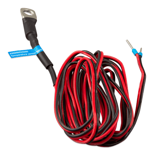 Victron Type C temperature sensor cable with ring terminal and pre-crimped wire ferrules