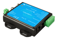 Rear perspective view of the BMS V2 highlighting RJ45 ports and removable terminal blocks