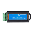 Victron VE.Bus Smart Bluetooth Dongle showing status LEDs and green connection terminal block