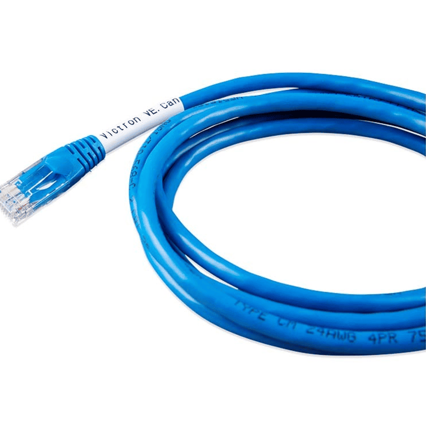 Blue 1.8m VE.Can to CAN-bus BMS Type B communication cable with RJ45 connector
