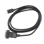 VE.Direct to RS232 interface cable featuring a white 4-pin connector and female DB9 serial plug