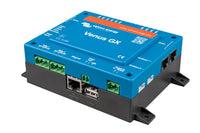 Side view of Victron Venus GX highlighting the VE.Direct and VE.Bus communication ports