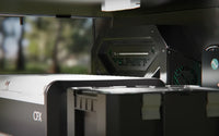 Interior 4WD canopy view showing the integrated light bar in use