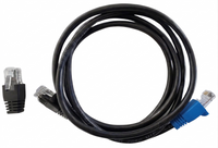 2m CANBus crossover cable with blue and black RJ45 connectors for Wakespeed to Victron integration