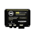 Front view of Wakespeed WS500 Pro alternator regulator showing CANbus and harness labels