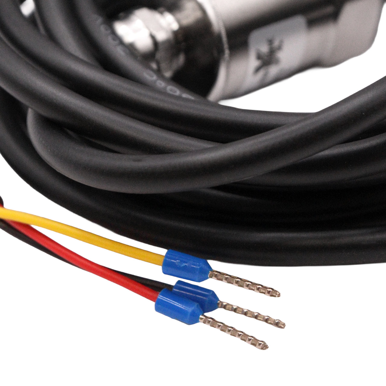 Exotronic 0-500mm water tank level pressure sensor with 3m cable and blue ferrule terminations