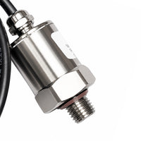 Stainless steel water tank level pressure sensor with G1/4 thread and O-ring seal