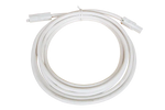 5m white C-style CMS connection lead with male and female softwiring connectors